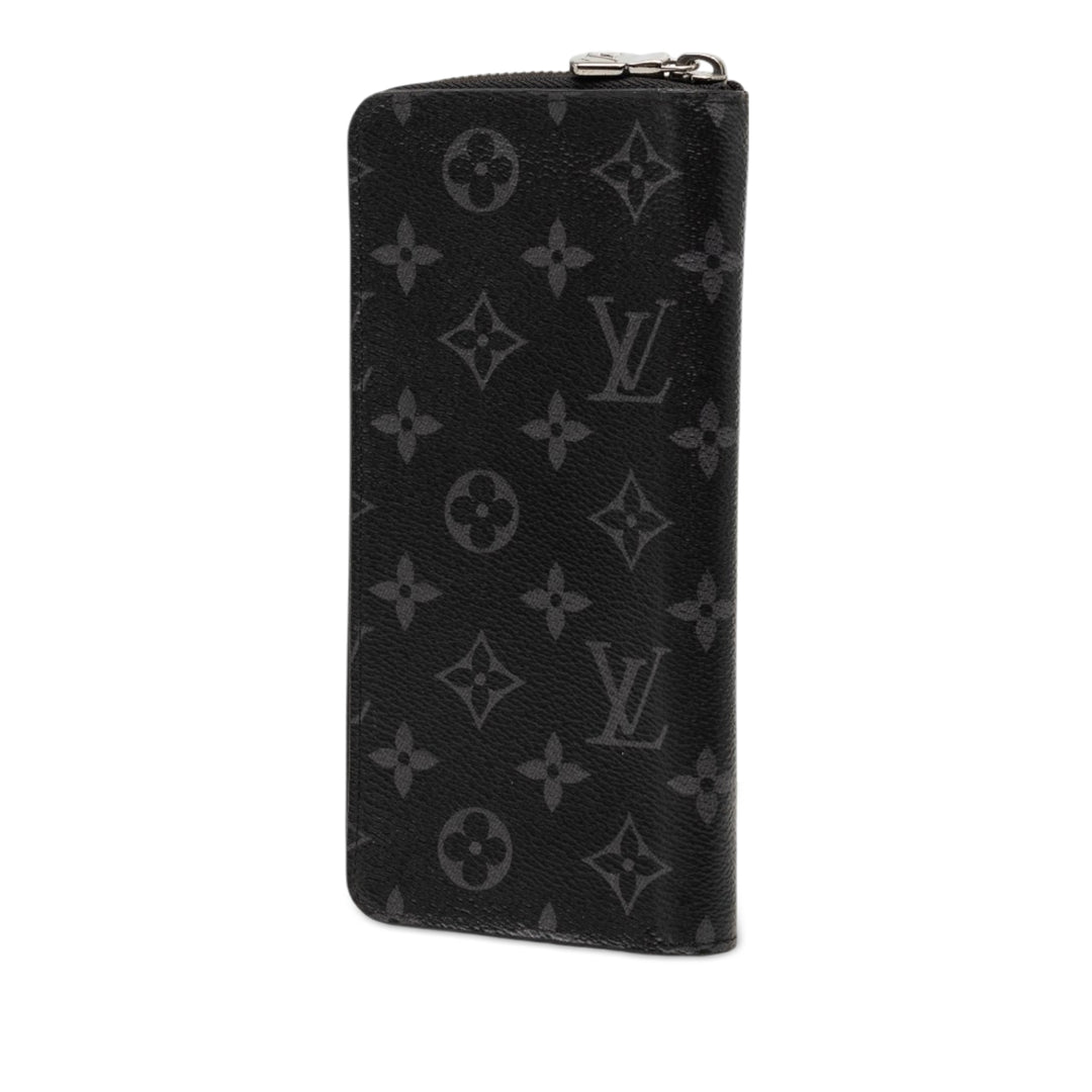 Louis Vuitton Monogram Eclipse Vertical Zippy Portefeuille