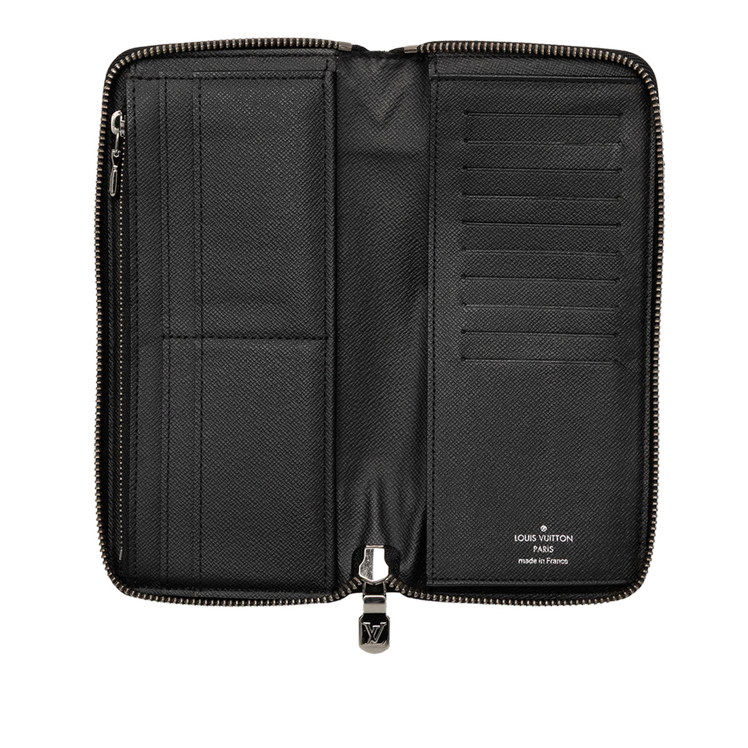Louis Vuitton Monogram Eclipse Vertical Zippy Portefeuille