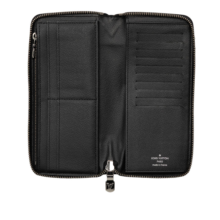 Louis Vuitton Monogram Eclipse Vertical Zippy Portefeuille