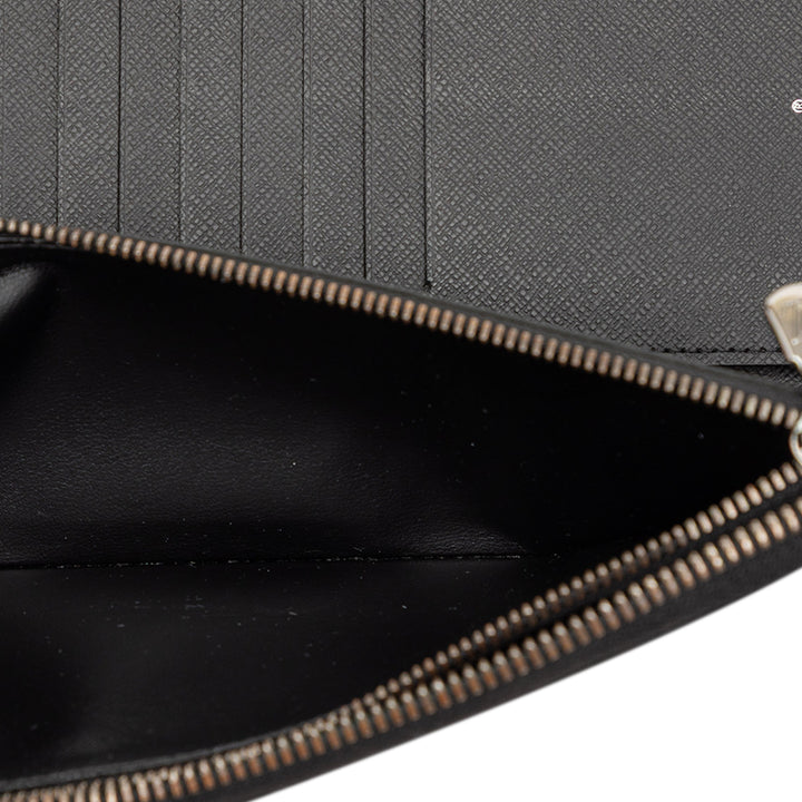 Louis Vuitton Monogram Eclipse Vertical Zippy Portefeuille