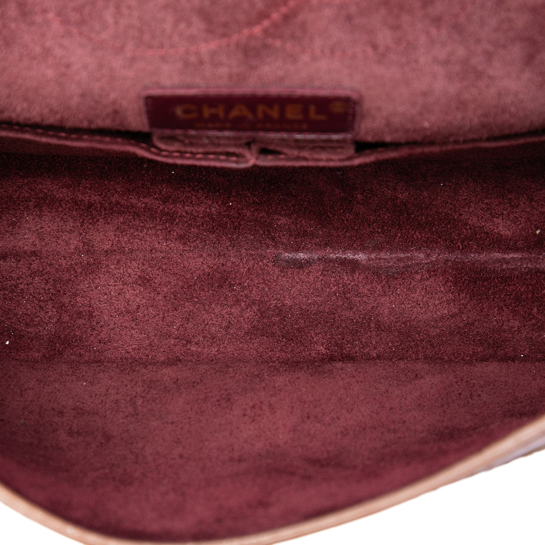 Chanel Édition limitée Cuir de veau Reissue 2.55 Medallion Double rabat 225
