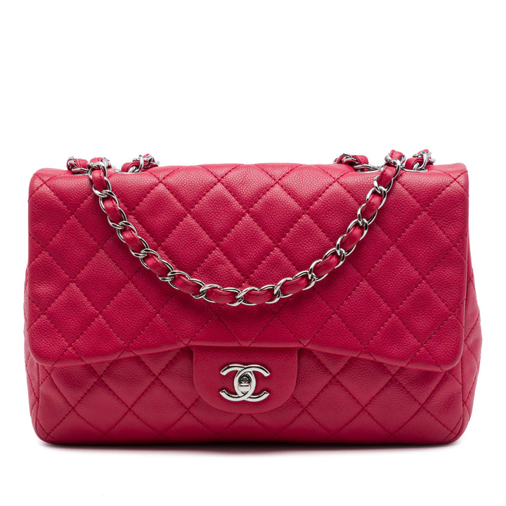 Chanel Jumbo Classic Caviar Simple rabat
