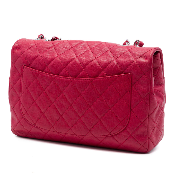 Chanel Jumbo Classic Caviar Simple rabat