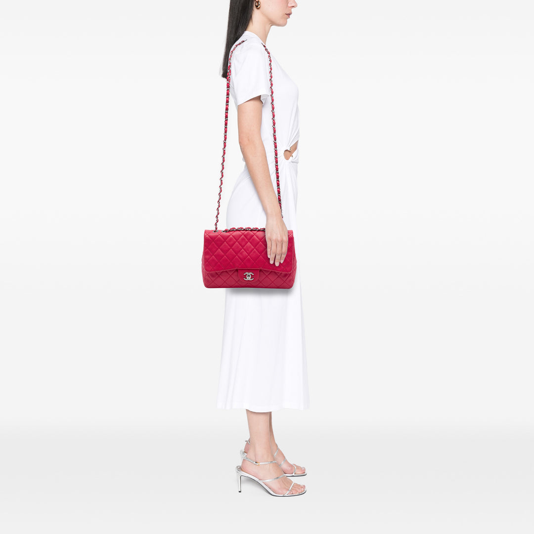 Chanel Jumbo Classic Caviar Simple rabat