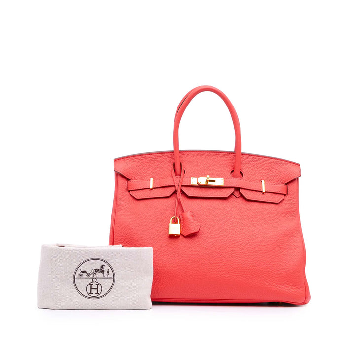 Togo Birkin Retourne 35 Pink - Gaby Paris