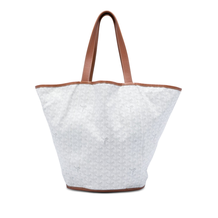 Goyard Cabas Réversible Belharra Goyardine Blanc – vue principale – GABY PARIS