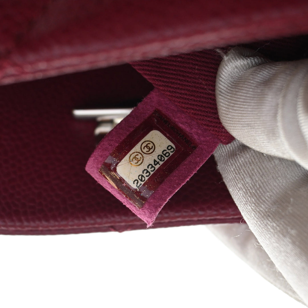 Chanel CC Matelassé Souple Cabas Cuir caviar Rouge – vue 5 – GABY PARIS