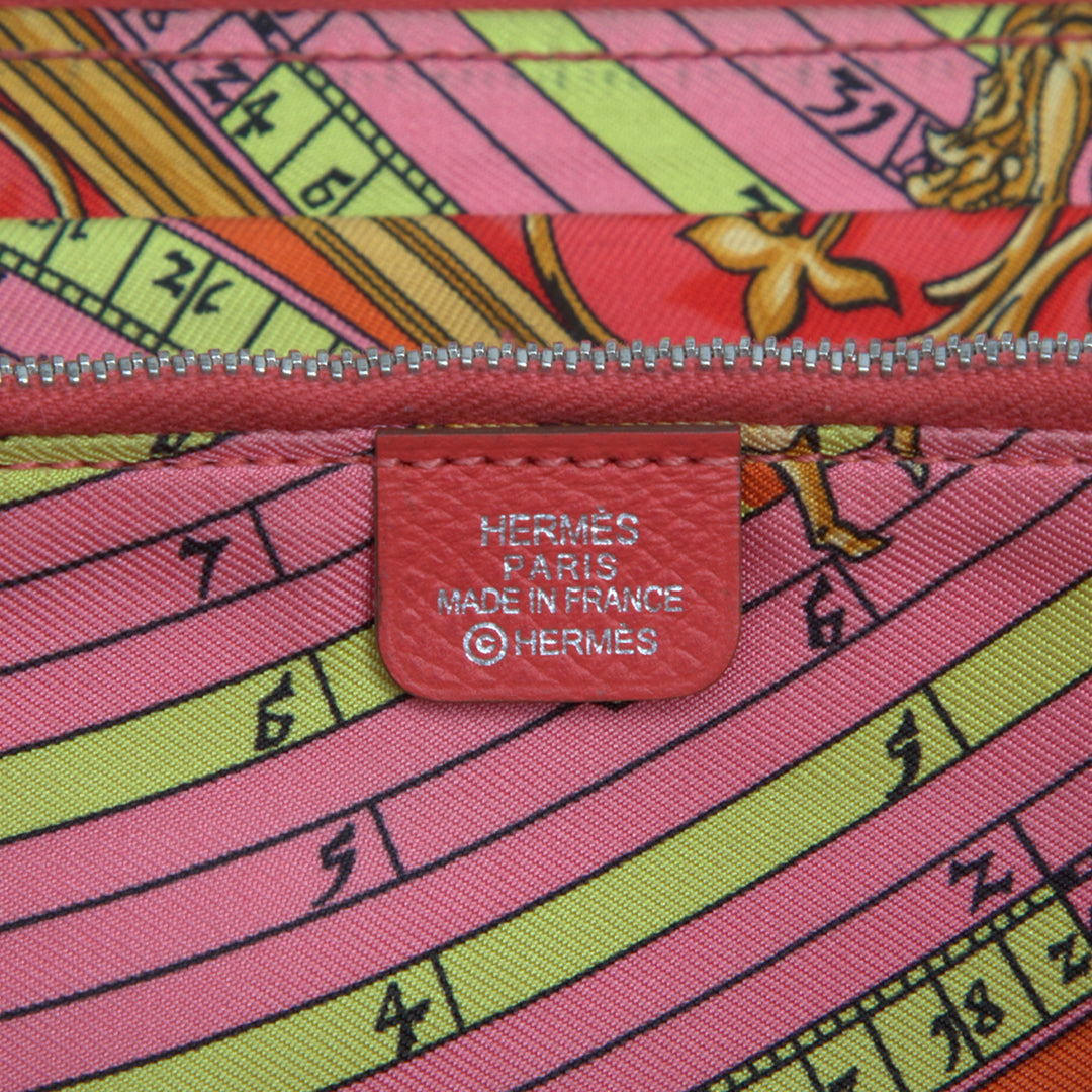 Hermès Epsom Azap Soie In Portefeuille long
