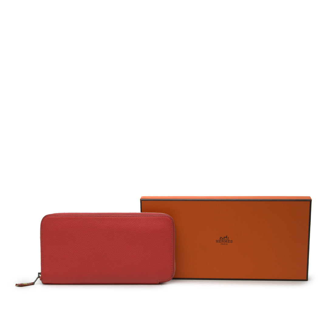 Hermès Epsom Azap Soie In Portefeuille long