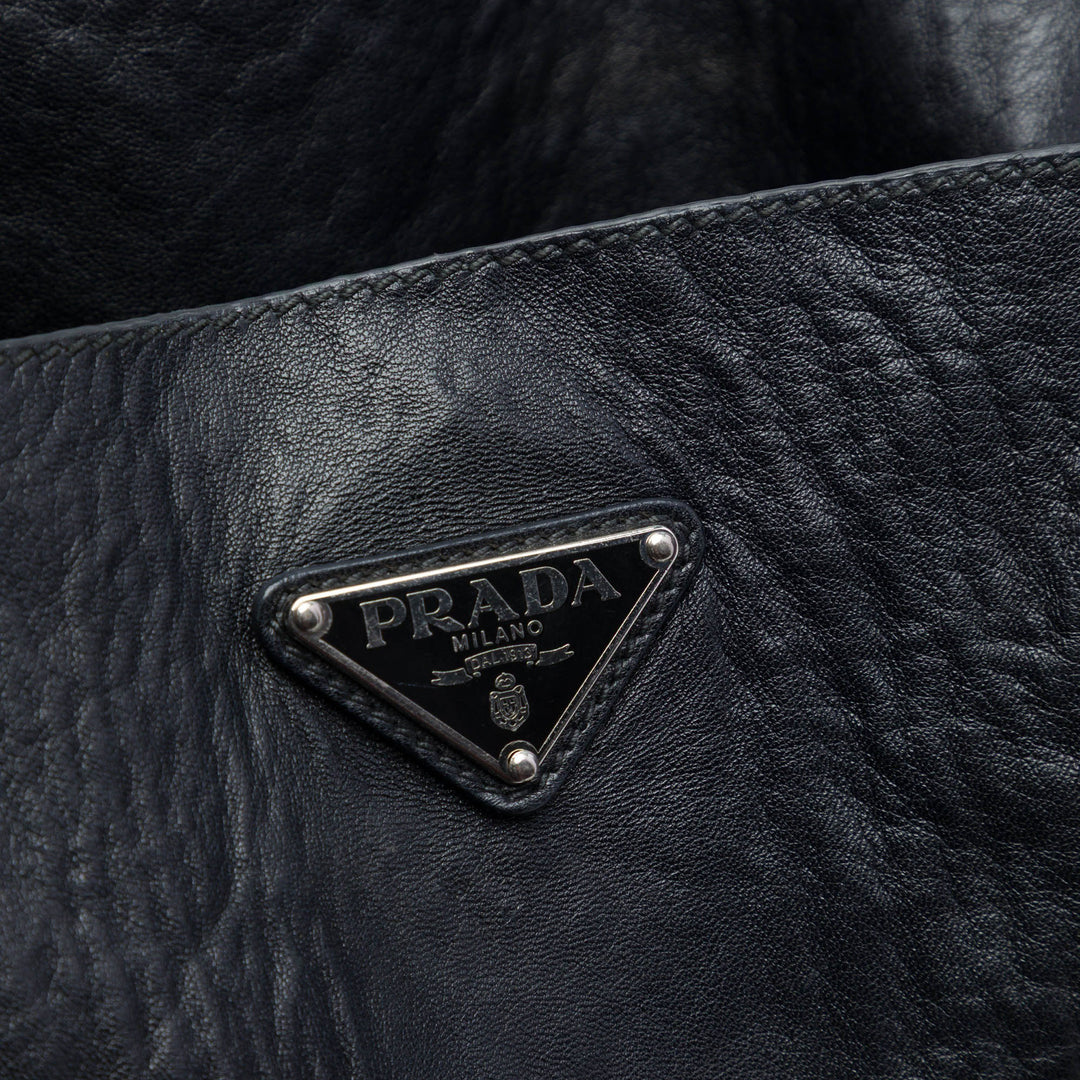 Prada froissé Nappa Cabas