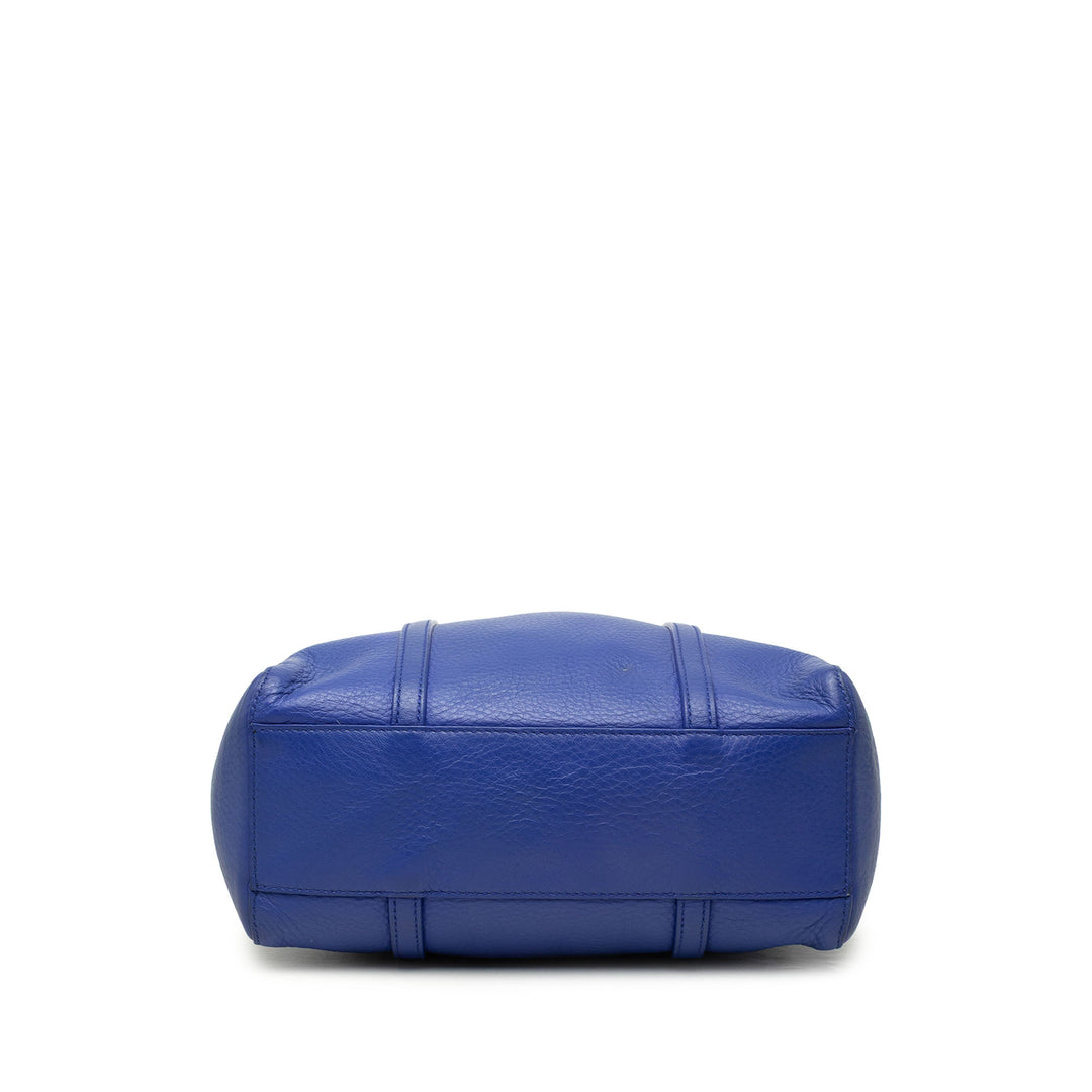 Balenciaga Cabas Everyday XS Bleu – vue 3 – GABY PARIS