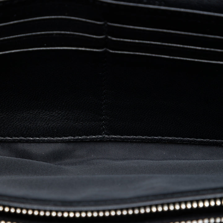 Dior Woven Cuir d’agneau Lady Dior Rendezvouz Wallet on Chain