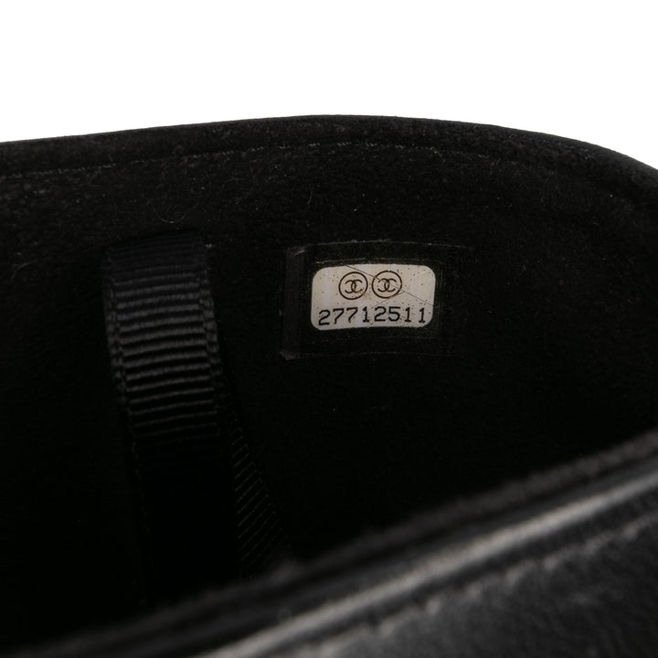 Chanel CC Quilted Cuir d’agneau Chain Around Phone Holder Noir – GABY PARIS Authentique