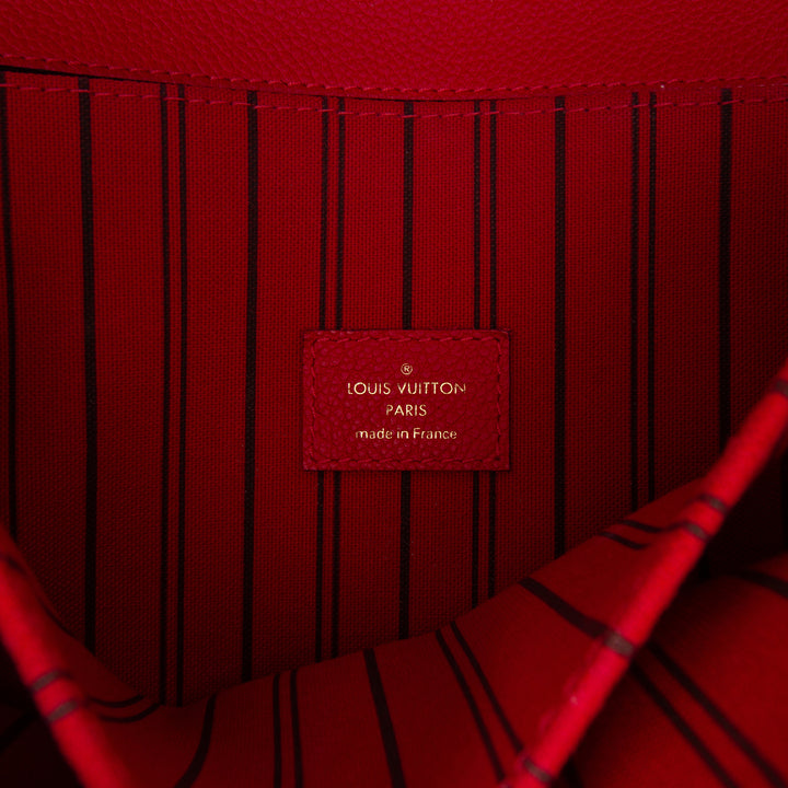 Louis Vuitton Pochette Métis Monogram Empreinte Rouge – vue 5 – GABY PARIS