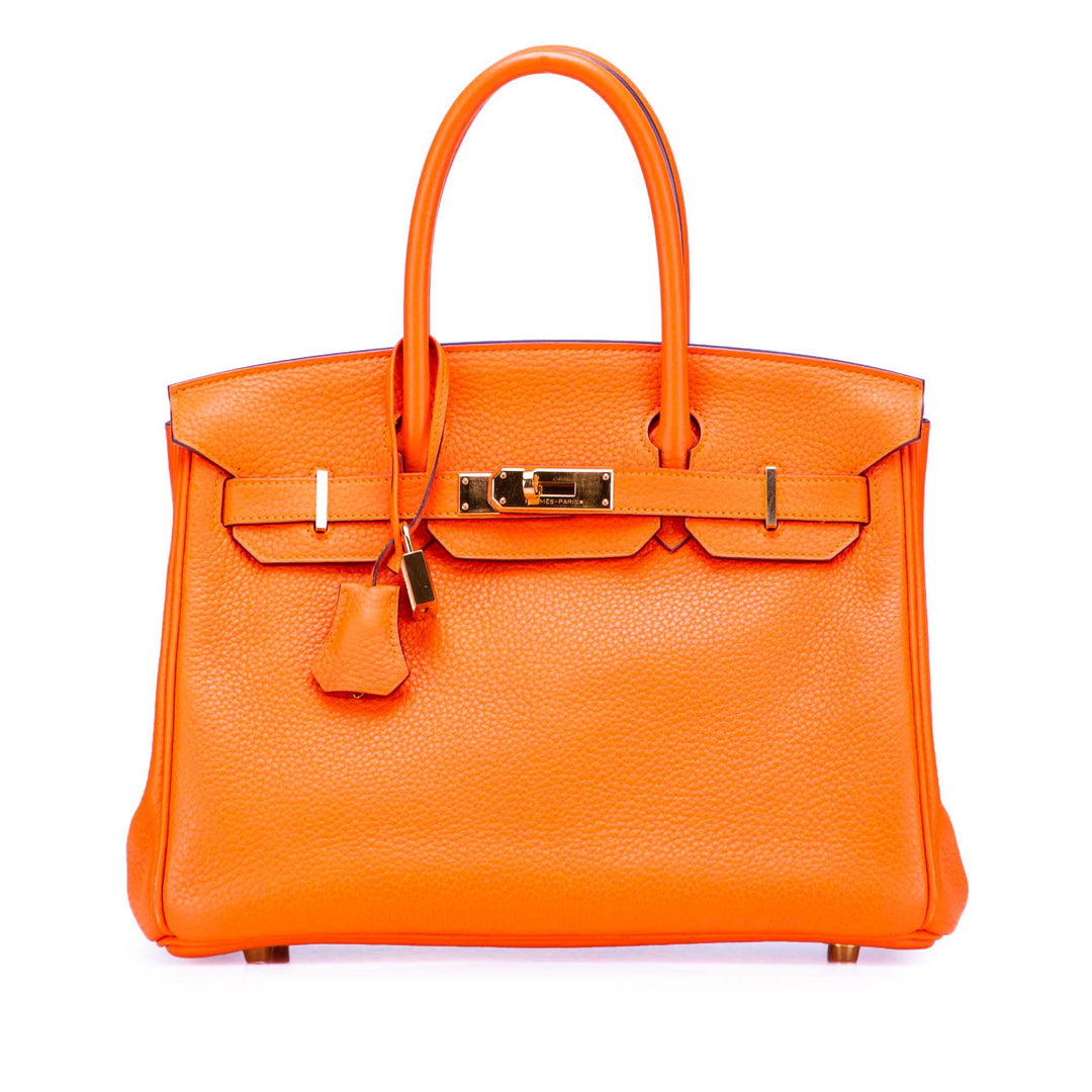 Togo Birkin Retourne 30 Orange - Gaby Paris
