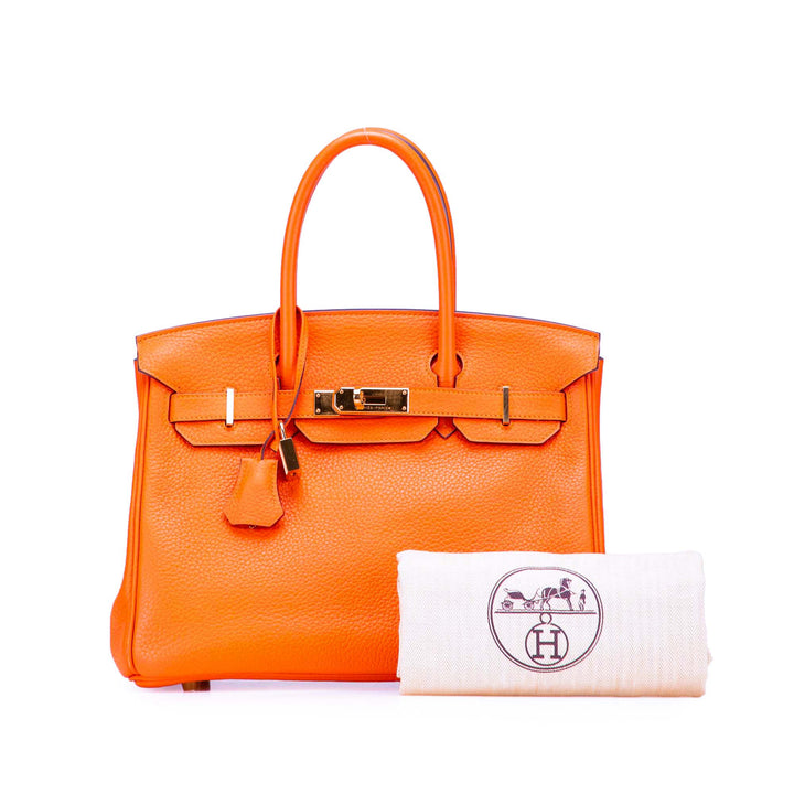 Togo Birkin Retourne 30 Orange - Gaby Paris