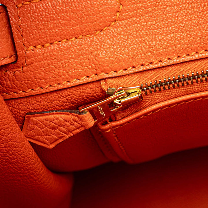 Togo Birkin Retourne 30 Orange - Gaby Paris