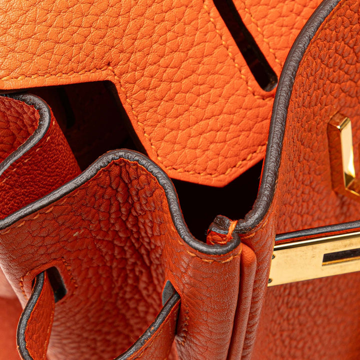 Togo Birkin Retourne 30 Orange - Gaby Paris