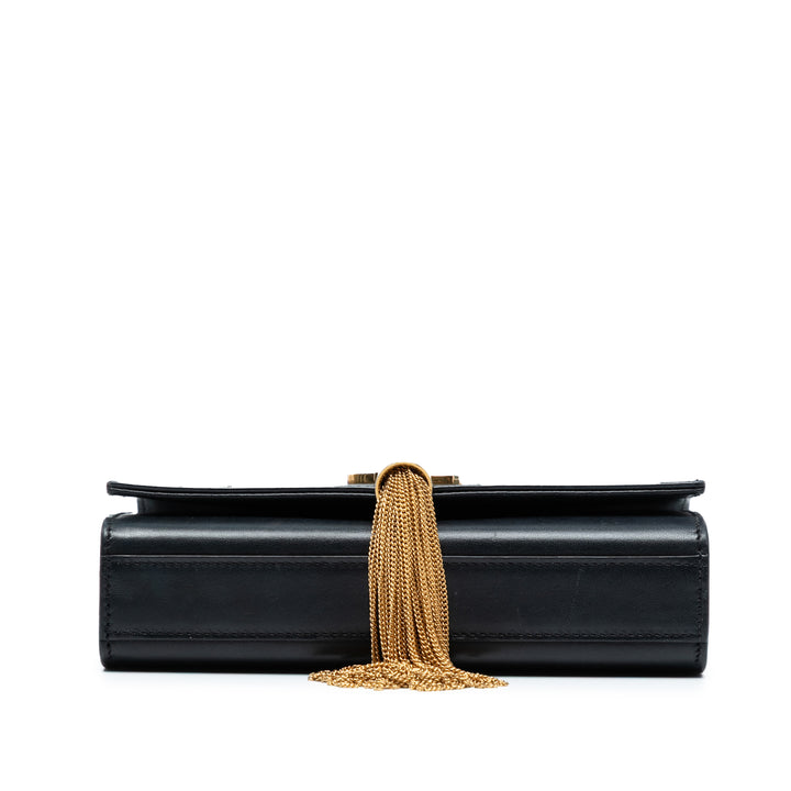 Saint Laurent Small Cuir Monogram Kate Tassel Sac porté croisé Noir – GABY PARIS Authentique