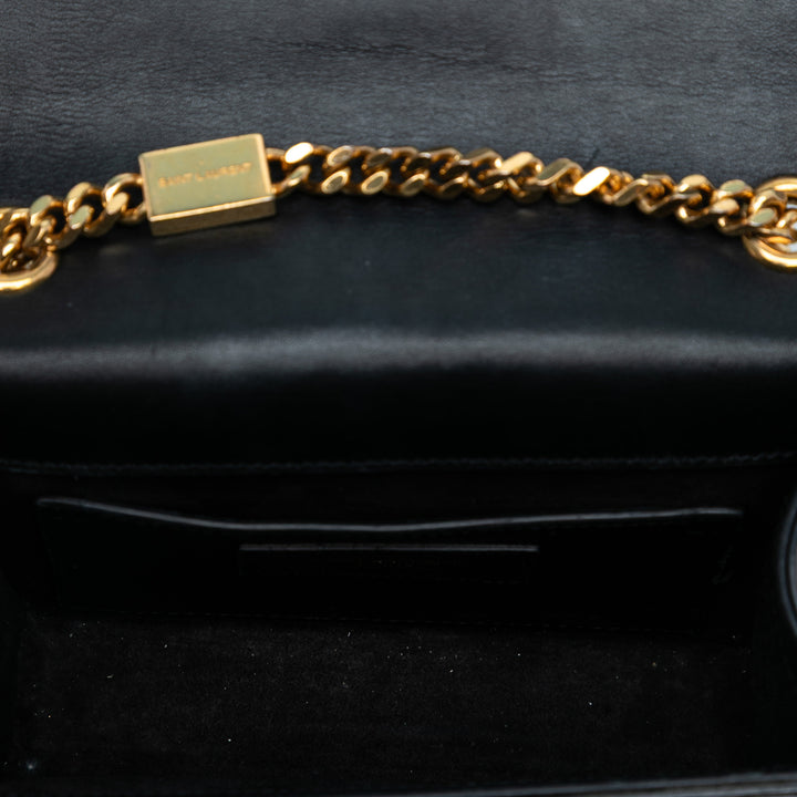 Saint Laurent Small Cuir Monogram Kate Tassel Sac porté croisé Noir – GABY PARIS Authentique