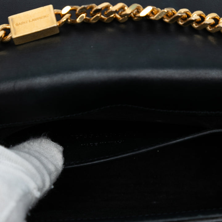 Saint Laurent Small Cuir Monogram Kate Tassel Sac porté croisé Noir – GABY PARIS Authentique