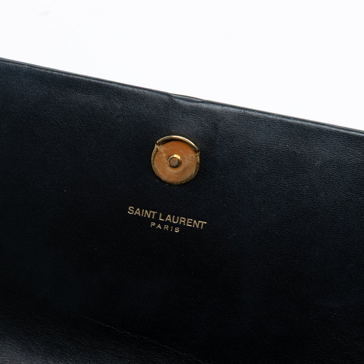 Saint Laurent Small Cuir Monogram Kate Tassel Sac porté croisé Noir – GABY PARIS Authentique