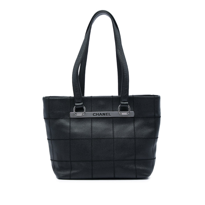 Chocolate Bar Cabas Cuir caviar Noir