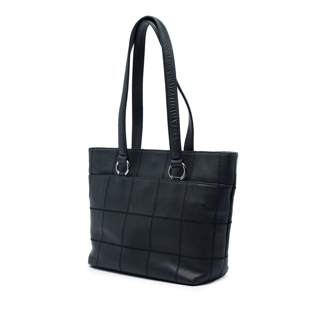 Chocolate Bar Cabas Cuir caviar Noir