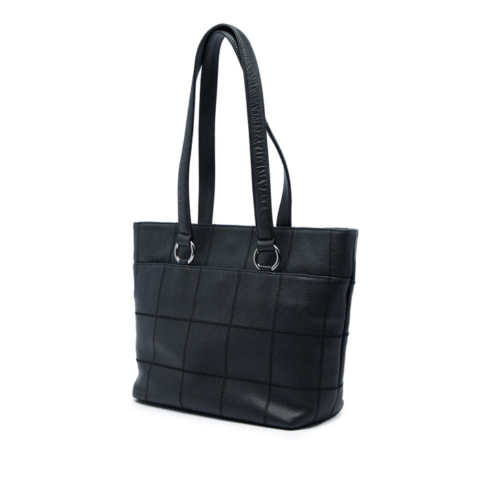 Chocolate Bar Cabas Cuir caviar Noir