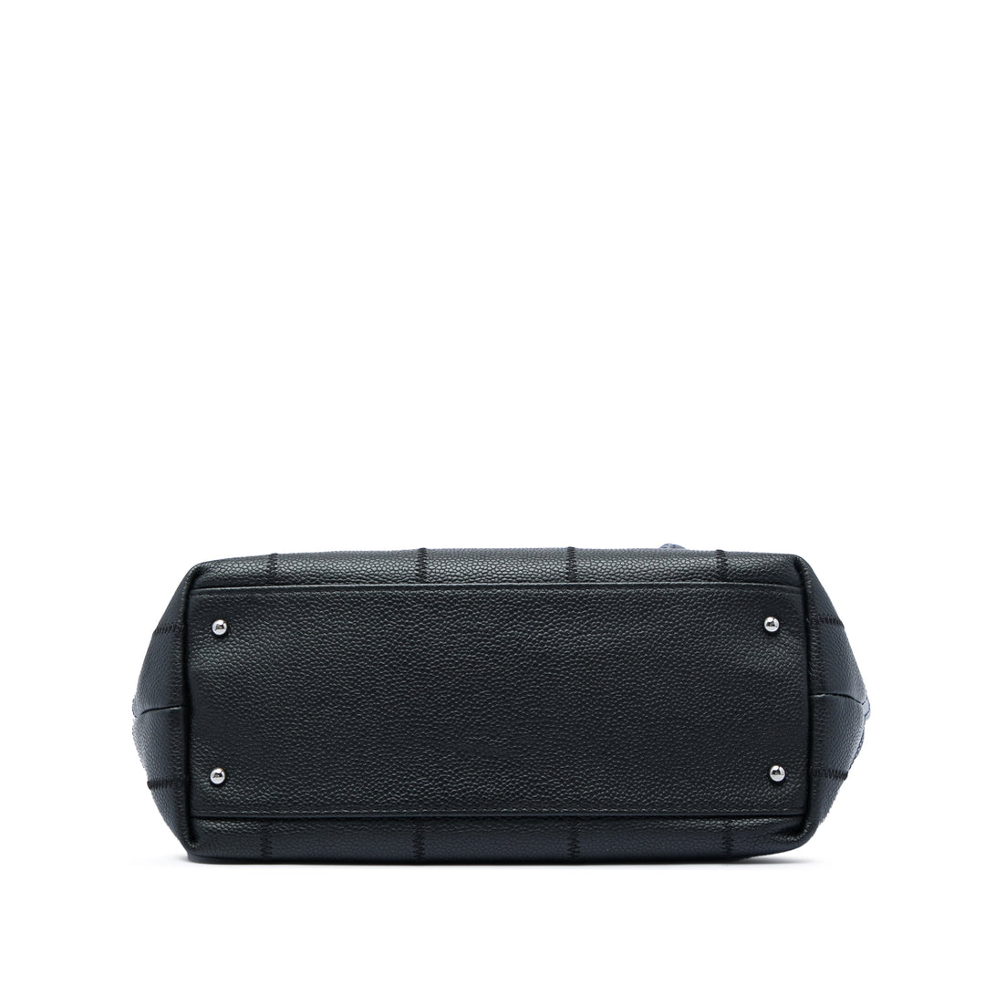Chocolate Bar Cabas Cuir caviar Noir