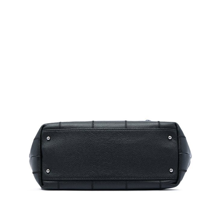 Chocolate Bar Cabas Cuir caviar Noir