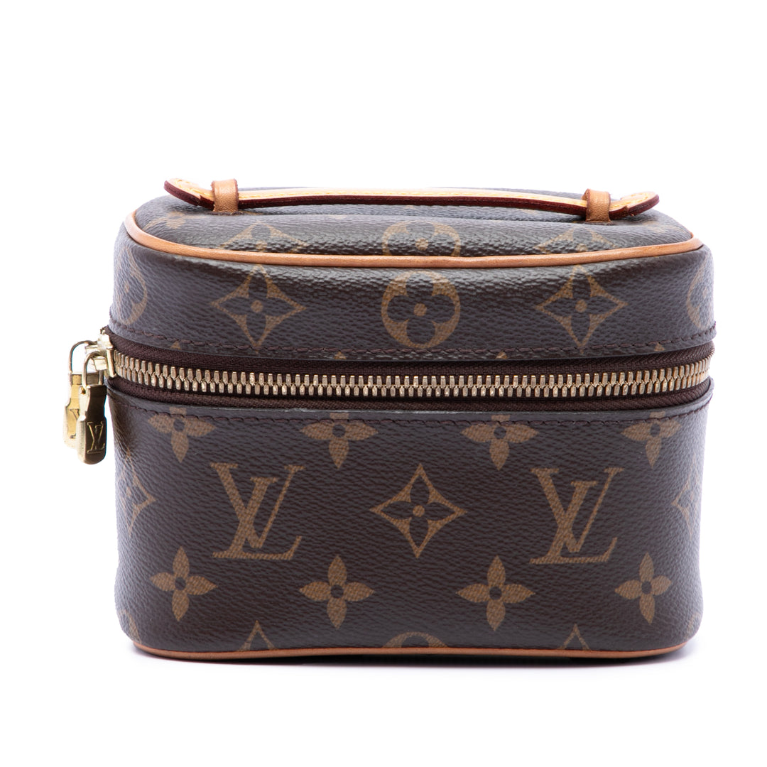 Nice Vanity Nano Monogram Marron
