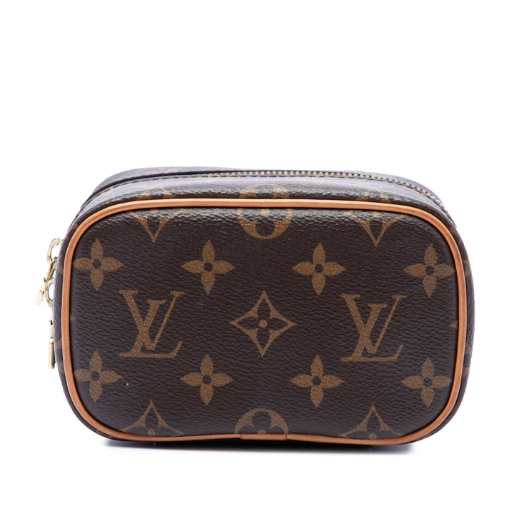 Nice Vanity Nano Monogram Marron