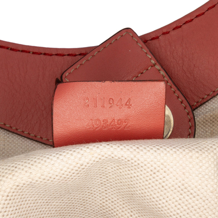 Medium Diamante Canvas Sukey Tote Brown - Gaby Paris