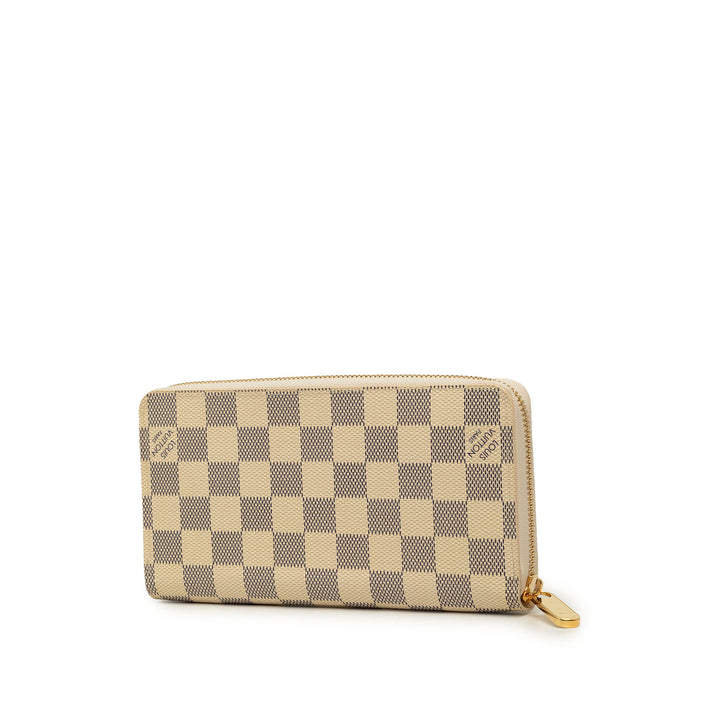Louis Vuitton Zippy Portefeuille long Toile Damier Azur