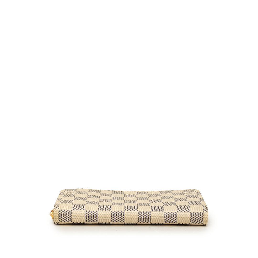 Louis Vuitton Zippy Portefeuille long Toile Damier Azur
