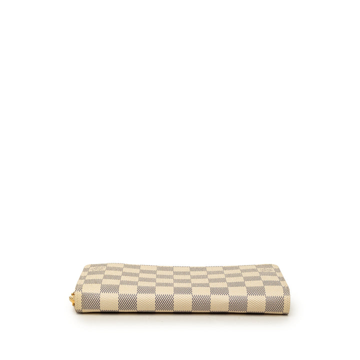 Louis Vuitton Zippy Portefeuille long Toile Damier Azur