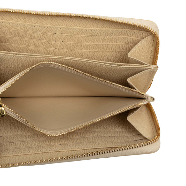 Louis Vuitton Zippy Portefeuille long Toile Damier Azur