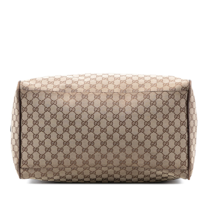 Gucci GG Toile Web Duffle Sac
