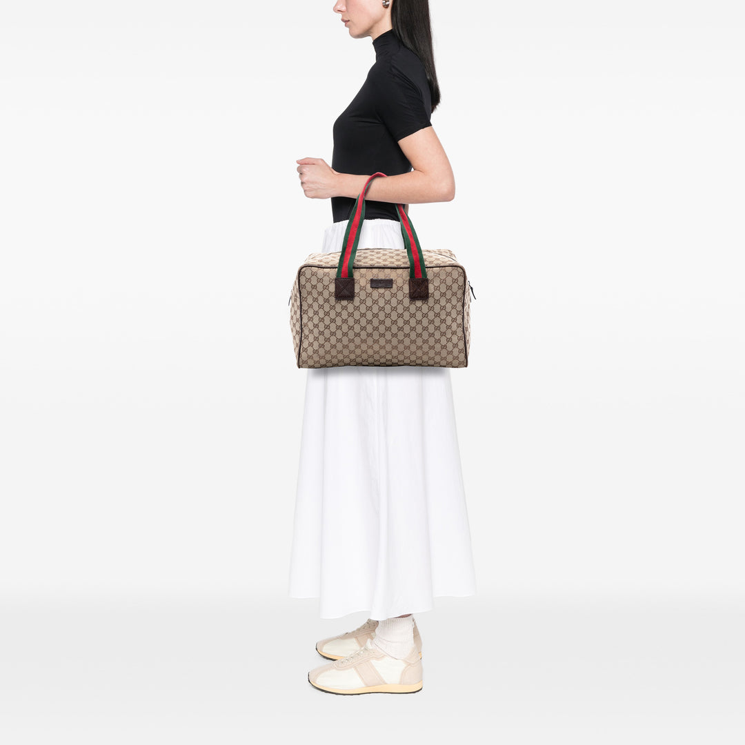 Gucci GG Toile Web Duffle Sac
