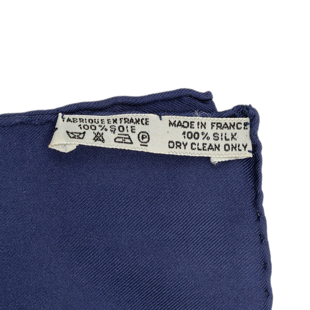 Hermès Les Tambours Foulard 90 Vert – vue 2 – GABY PARIS
