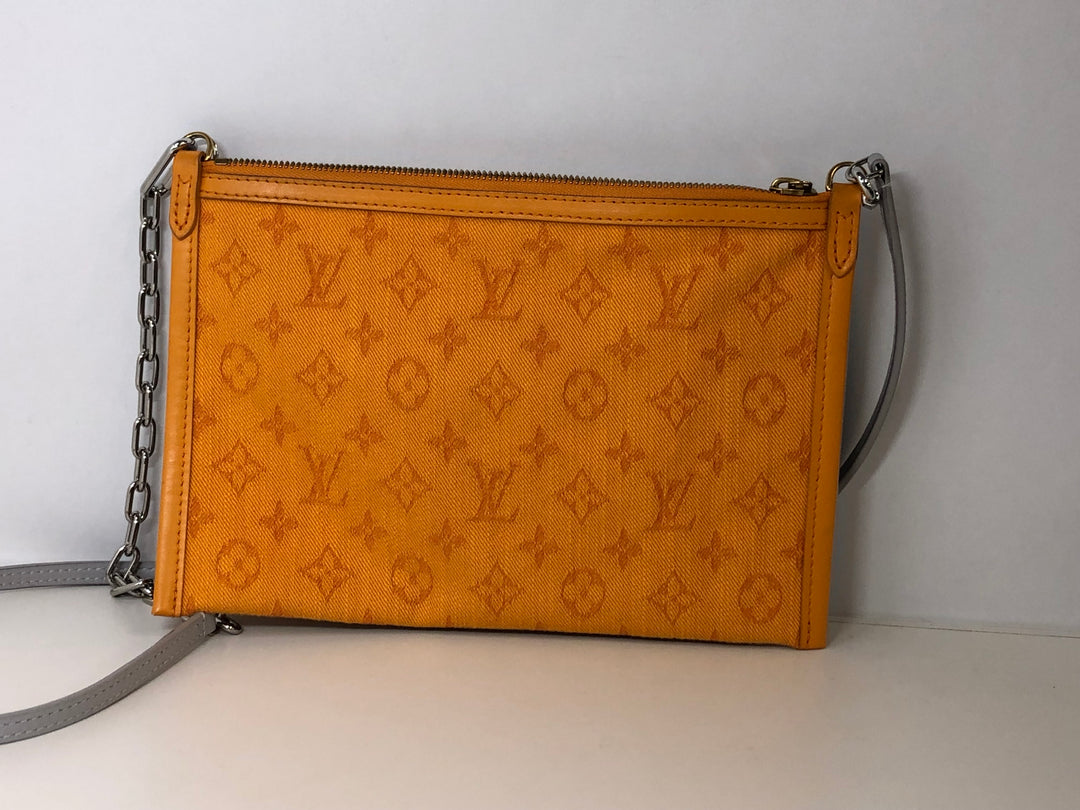 Louis Vuitton Monogram Antartica Double Flat Messenger