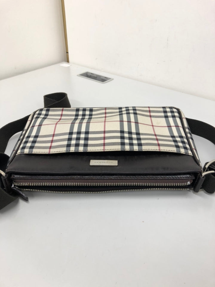 Burberry House Check Toile Sac porté croisé