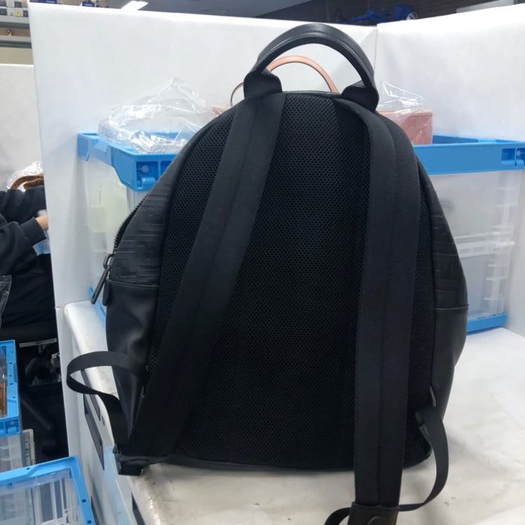 Fendi Vitello Grace Zucca embossé Cuir Sac à dos