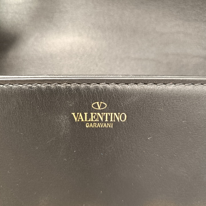 Valentino Medium Cuir Vlogo Chain Sac bandoulière