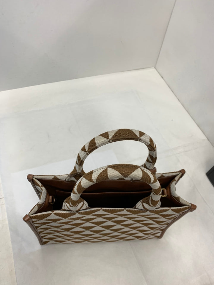 Prada Small Toile Symbole Triangolo Sac