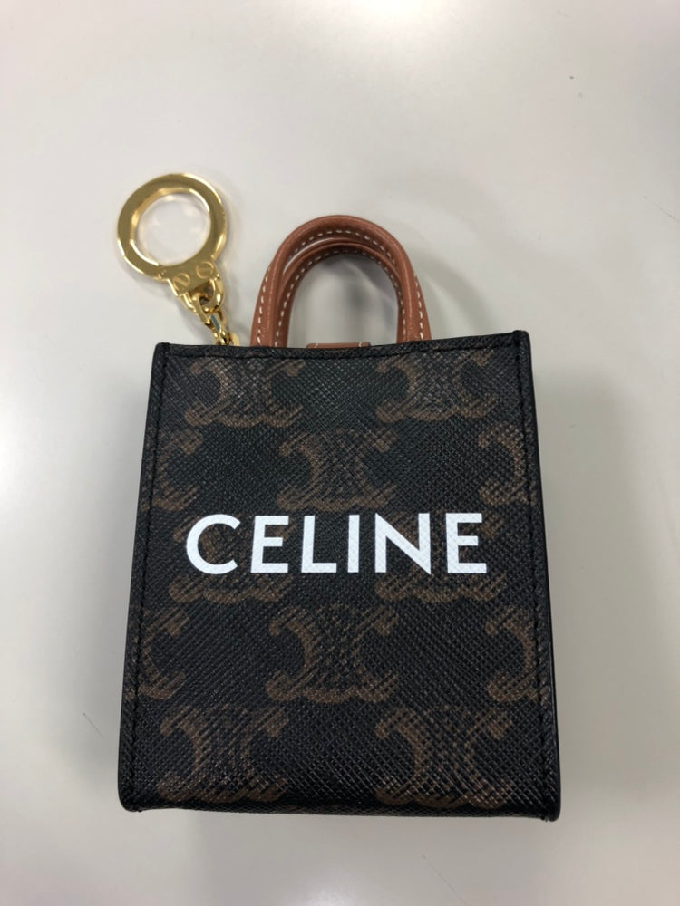 Celine Micro Triomphe Coated Toile Cabas vertical Bijou de sac