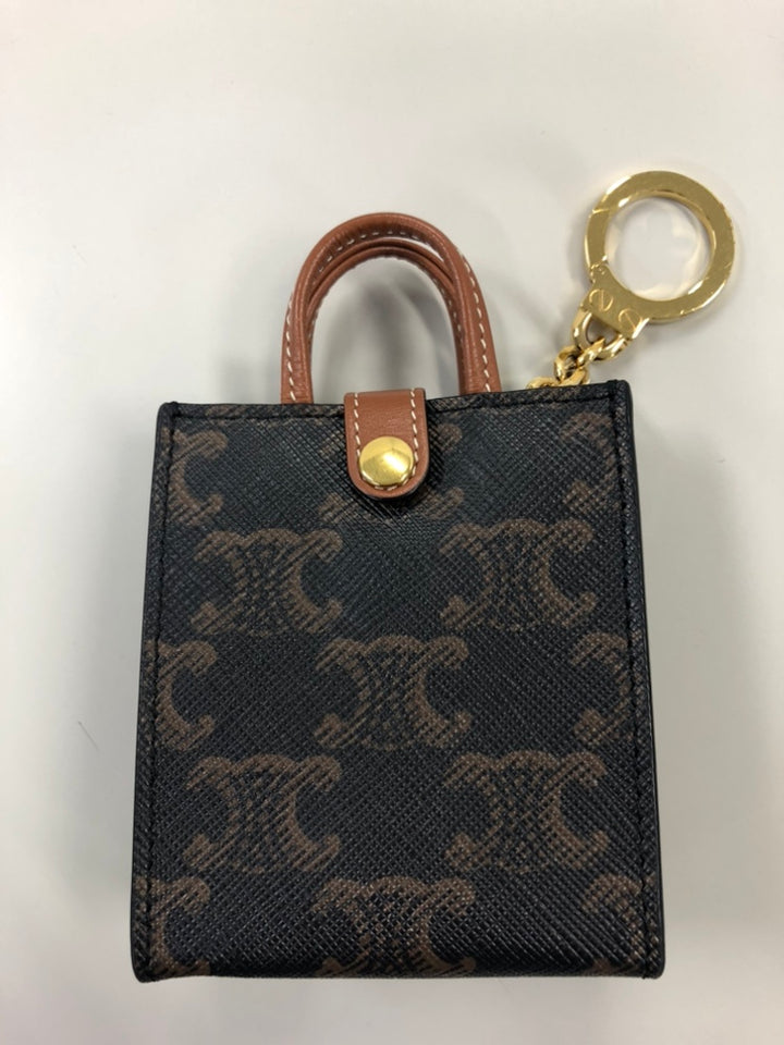 Celine Micro Triomphe Coated Toile Cabas vertical Bijou de sac