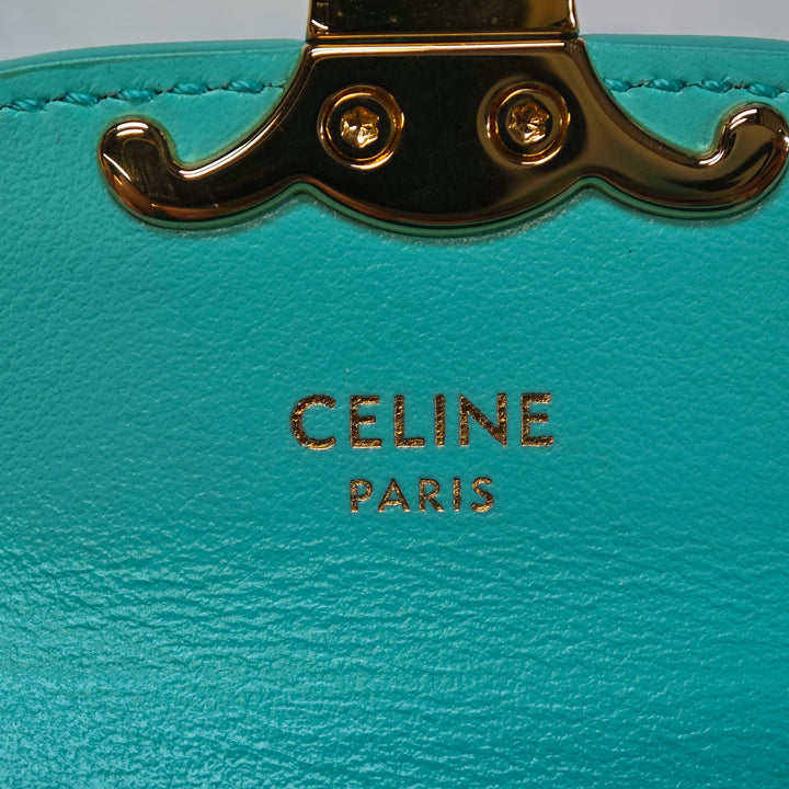 Celine Cuir Triomphe AirPods Étui with Strap