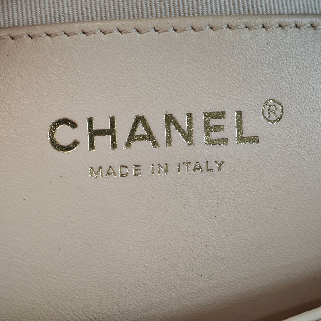 Chanel Matelassé Cuir d’agneau Fancy Jewel Simple rabat